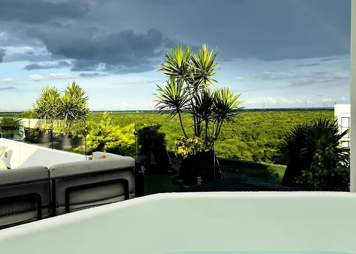 Luxury Oasis Pools, Rooftop & Paddle, Tennis * Playa del Carmen